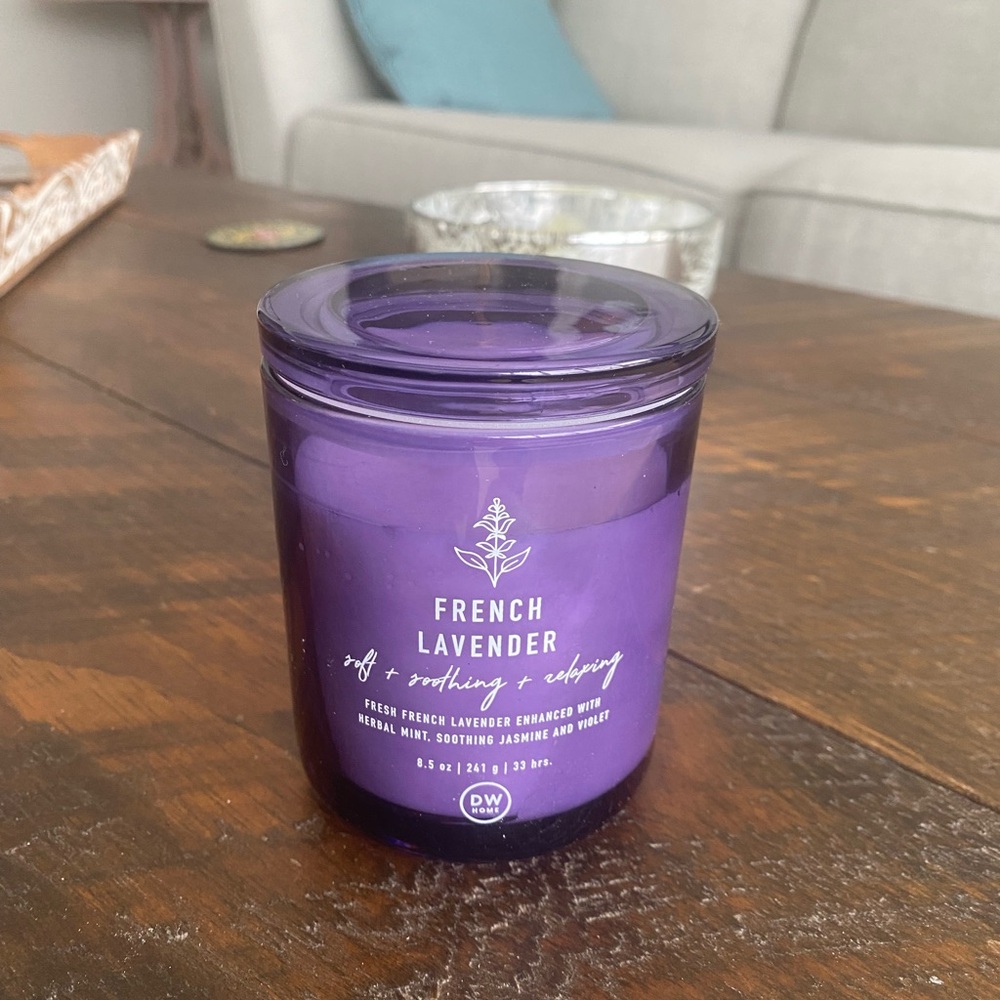 DW Home French Lavender Candle - Purple